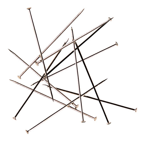 Essentials Dressmaking Nickel Straight Pins – 34mm x 0.60mm