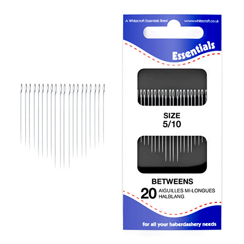 Essentials Betweens 5/10 Hand Sewing Needles