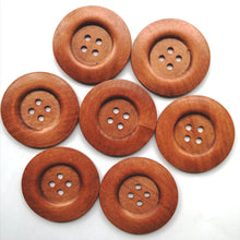 Load image into Gallery viewer, Giant Wooden 4-Hole button (60mm)
