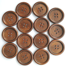 Load image into Gallery viewer, Medium 4-Hole wooden button (40mm)
