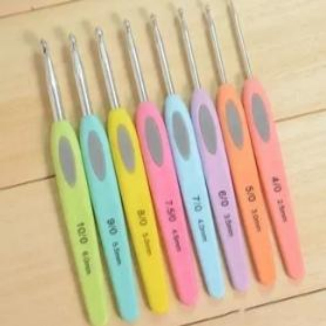 Coloured handle Crochet hook