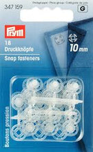 Load image into Gallery viewer, Prym Clear Plastic Press Studs - (7mm, 10mm, 13mm)
